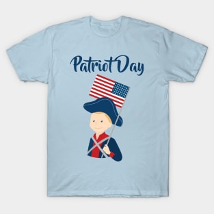 US flag held high for those who died - Patriot Day - September 11 T-Shirt